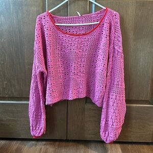 Free people cropped sweater
